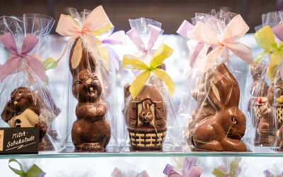 Lapins de Pâques en chocolat d’exception